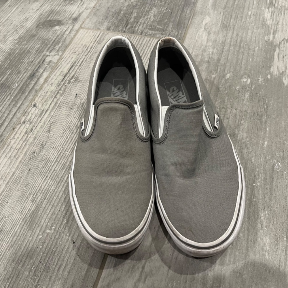 Grey Slip On Vans